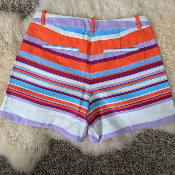 J. Crew Multicolor Striped Women's Shorts - Picture 2 of 3